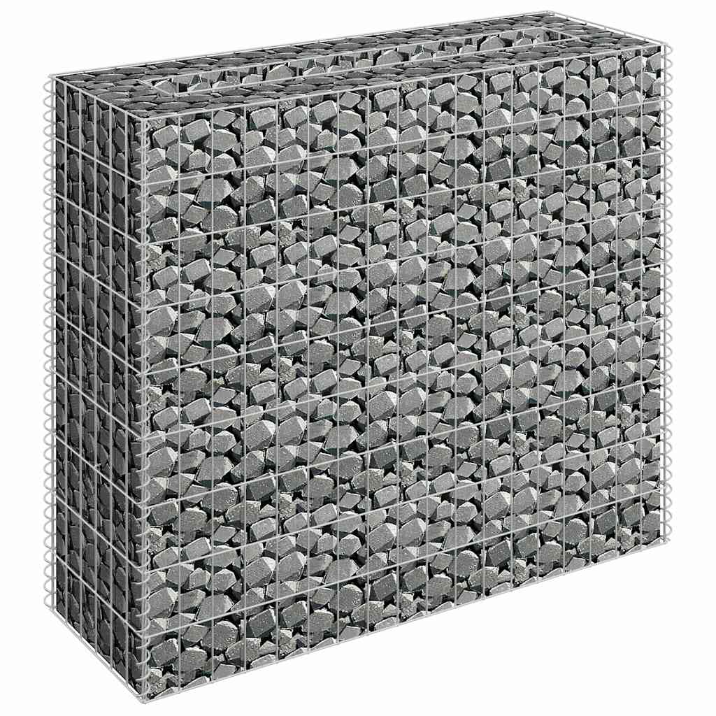 Gabiono vazonas, 90x30x90cm, galvanizuotas plienas, aukštas Gabiono vazonas, 90x30x90cm, galvanizuotas plienas, aukštas - Image 3