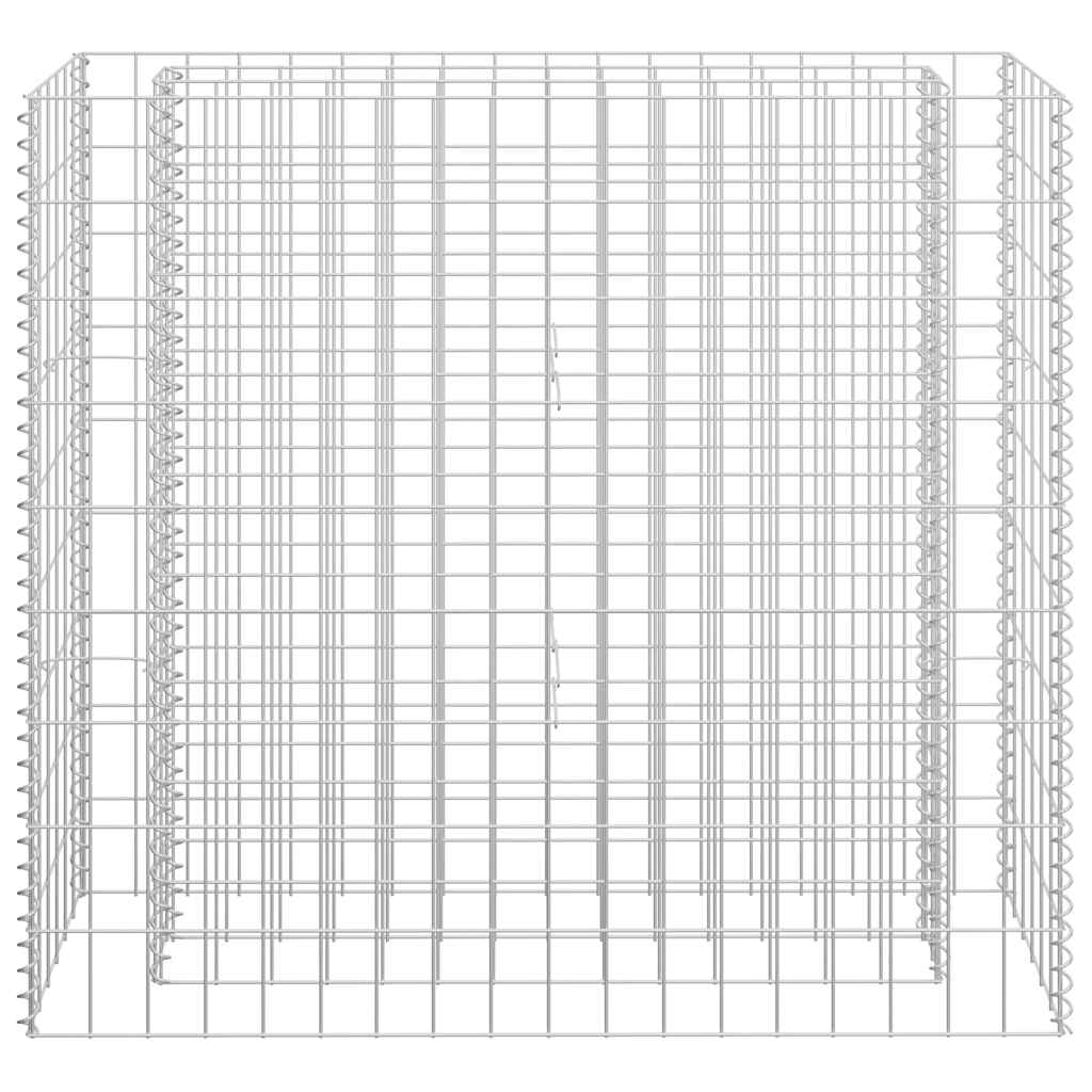 Gabiono vazonas, 90x30x90cm, galvanizuotas plienas, aukštas Gabiono vazonas, 90x30x90cm, galvanizuotas plienas, aukštas - Image 4