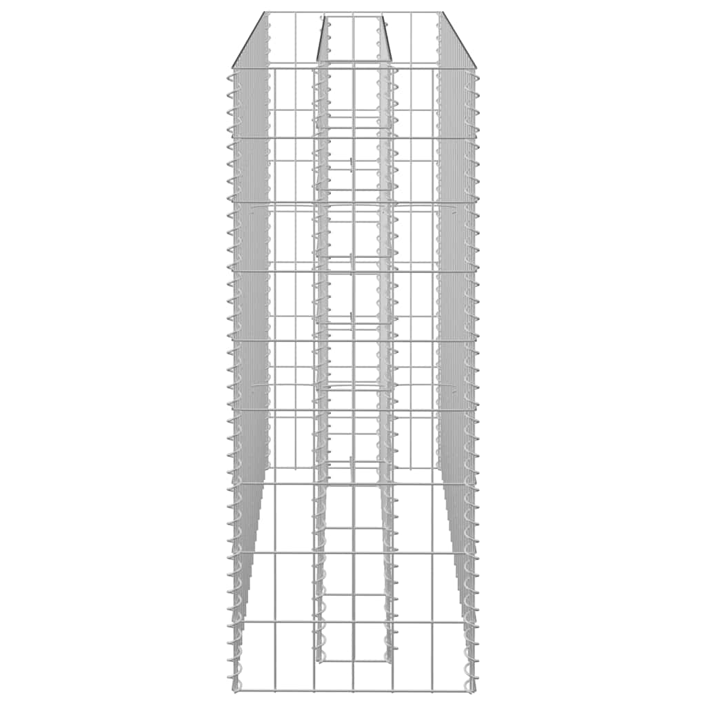 Gabiono vazonas, 90x30x90cm, galvanizuotas plienas, aukštas Gabiono vazonas, 90x30x90cm, galvanizuotas plienas, aukštas - Image 5