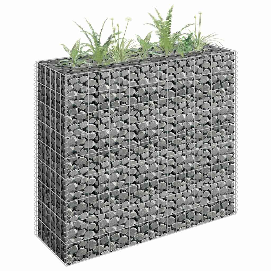 Gabiono vazonas, 90x30x90cm, galvanizuotas plienas, aukštas Gabiono vazonas, 90x30x90cm, galvanizuotas plienas, aukštas - Image 2