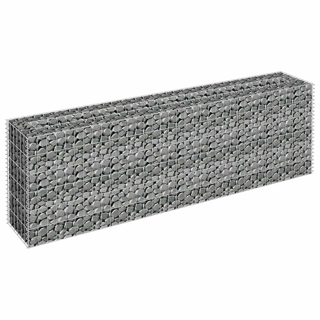 Gabiono vazonas, 180x30x60cm, galvanizuotas plienas, aukštas Gabiono vazonas, 180x30x60cm, galvanizuotas plienas, aukštas - Image 3