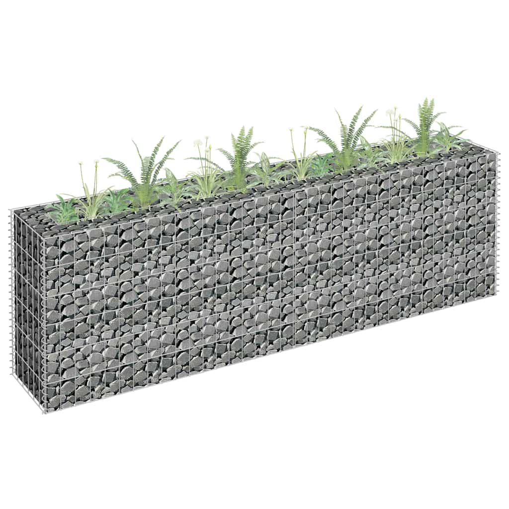 Gabiono vazonas, 180x30x60cm, galvanizuotas plienas, aukštas Gabiono vazonas, 180x30x60cm, galvanizuotas plienas, aukštas - Image 2