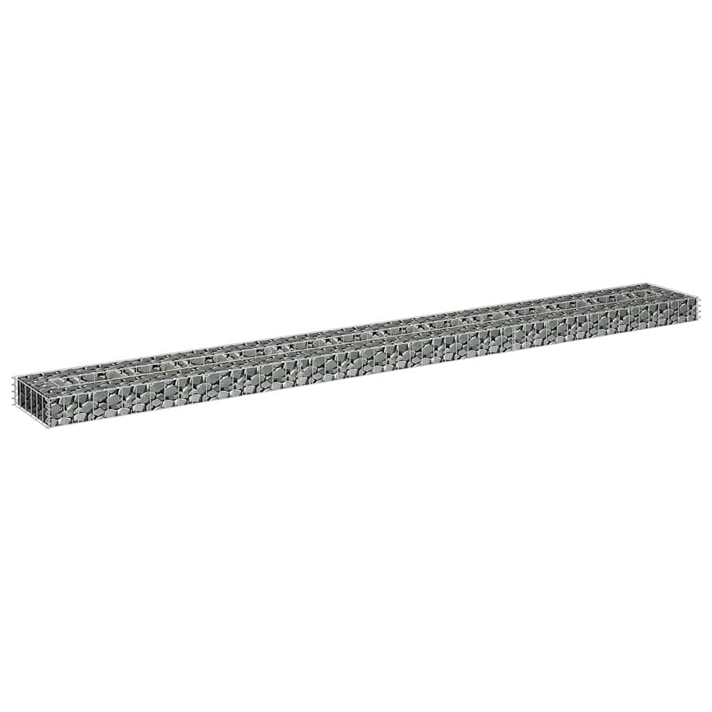 Gabiono vazonas, 270x30x10cm, galvanizuotas plienas, aukštas Gabiono vazonas, 270x30x10cm, galvanizuotas plienas, aukštas - Image 4