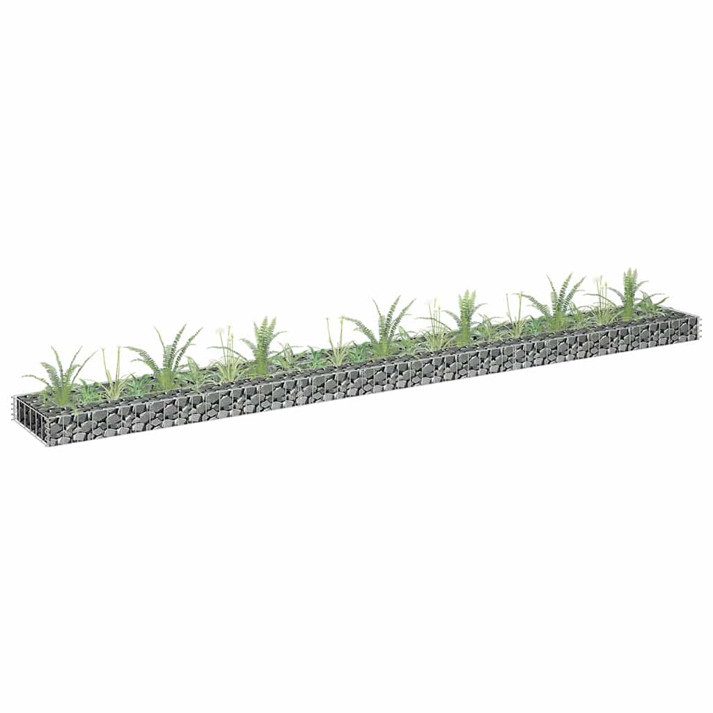 Gabiono vazonas, 270x30x10cm, galvanizuotas plienas, aukštas Gabiono vazonas, 270x30x10cm, galvanizuotas plienas, aukštas - Image 2