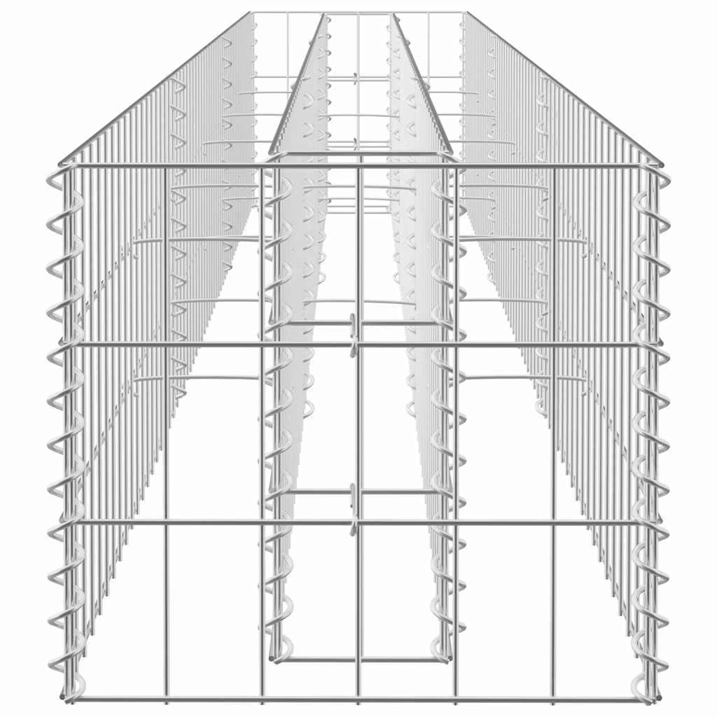 Gabiono vazonas, 270x30x30cm, galvanizuotas plienas, aukštas Gabiono vazonas, 270x30x30cm, galvanizuotas plienas, aukštas - Image 5