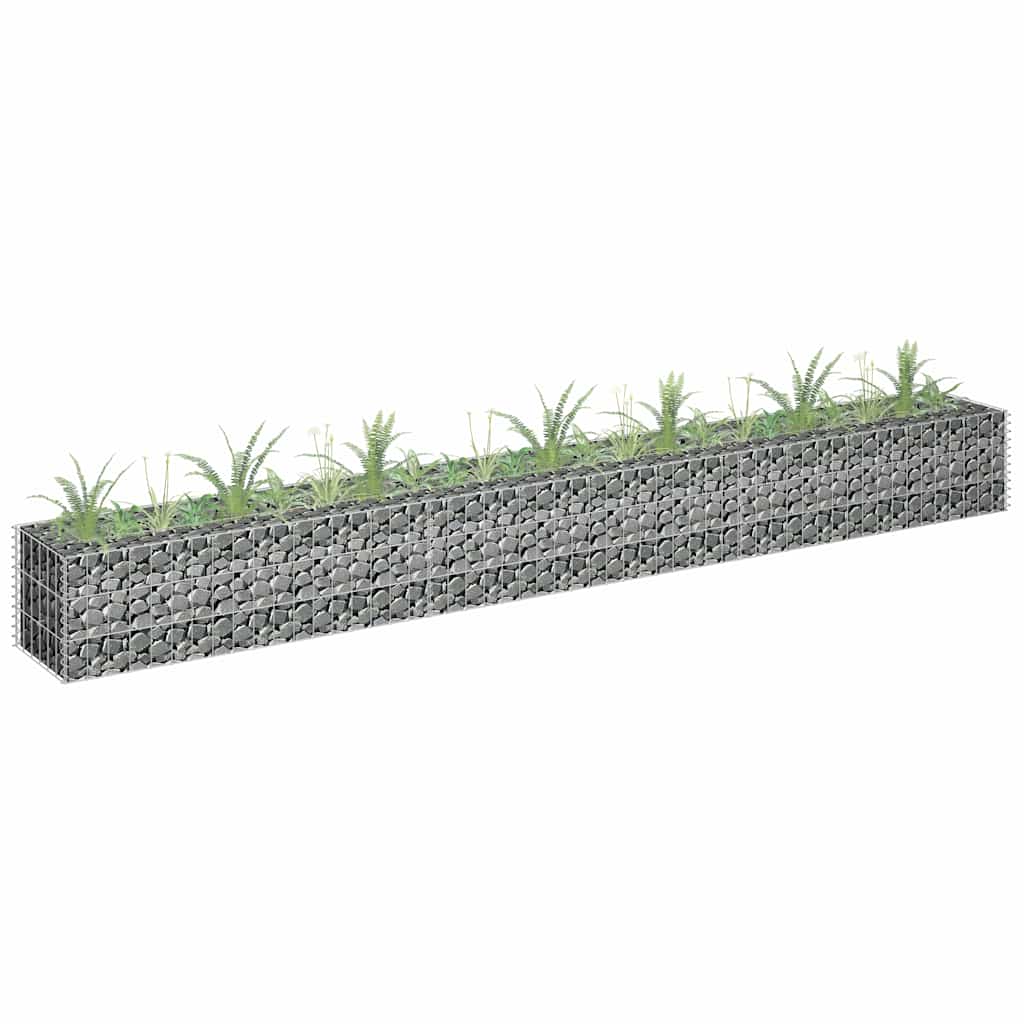 Gabiono vazonas, 270x30x30cm, galvanizuotas plienas, aukštas Gabiono vazonas, 270x30x30cm, galvanizuotas plienas, aukštas - Image 2