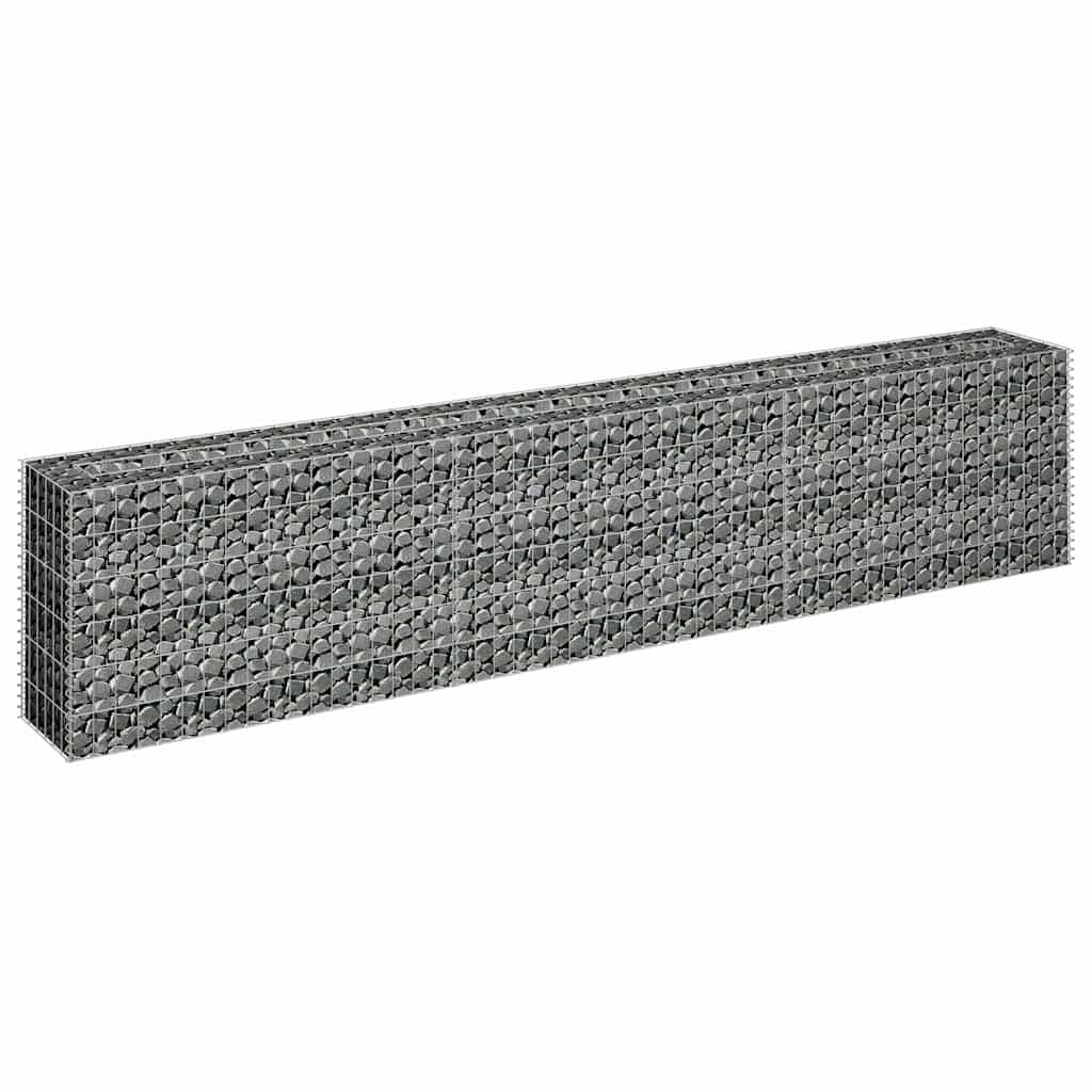 Gabiono vazonas, 270x30x60cm, galvanizuotas plienas, aukštas Gabiono vazonas, 270x30x60cm, galvanizuotas plienas, aukštas - Image 3