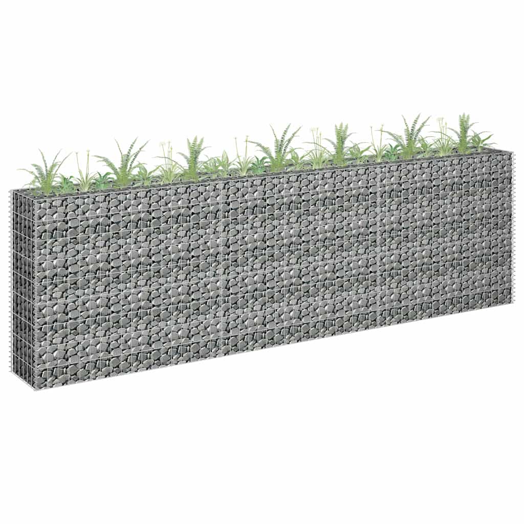 Gabiono vazonas, 270x30x90cm, galvanizuotas plienas, aukštas Gabiono vazonas, 270x30x90cm, galvanizuotas plienas, aukštas - Image 2