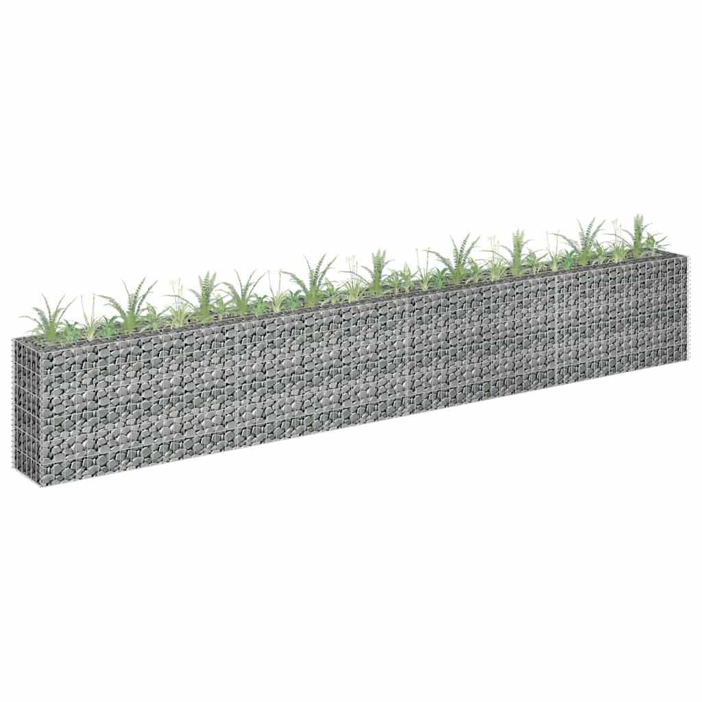 Gabiono vazonas, 360x30x60cm, galvanizuotas plienas, aukštas Gabiono vazonas, 360x30x60cm, galvanizuotas plienas, aukštas - Image 2