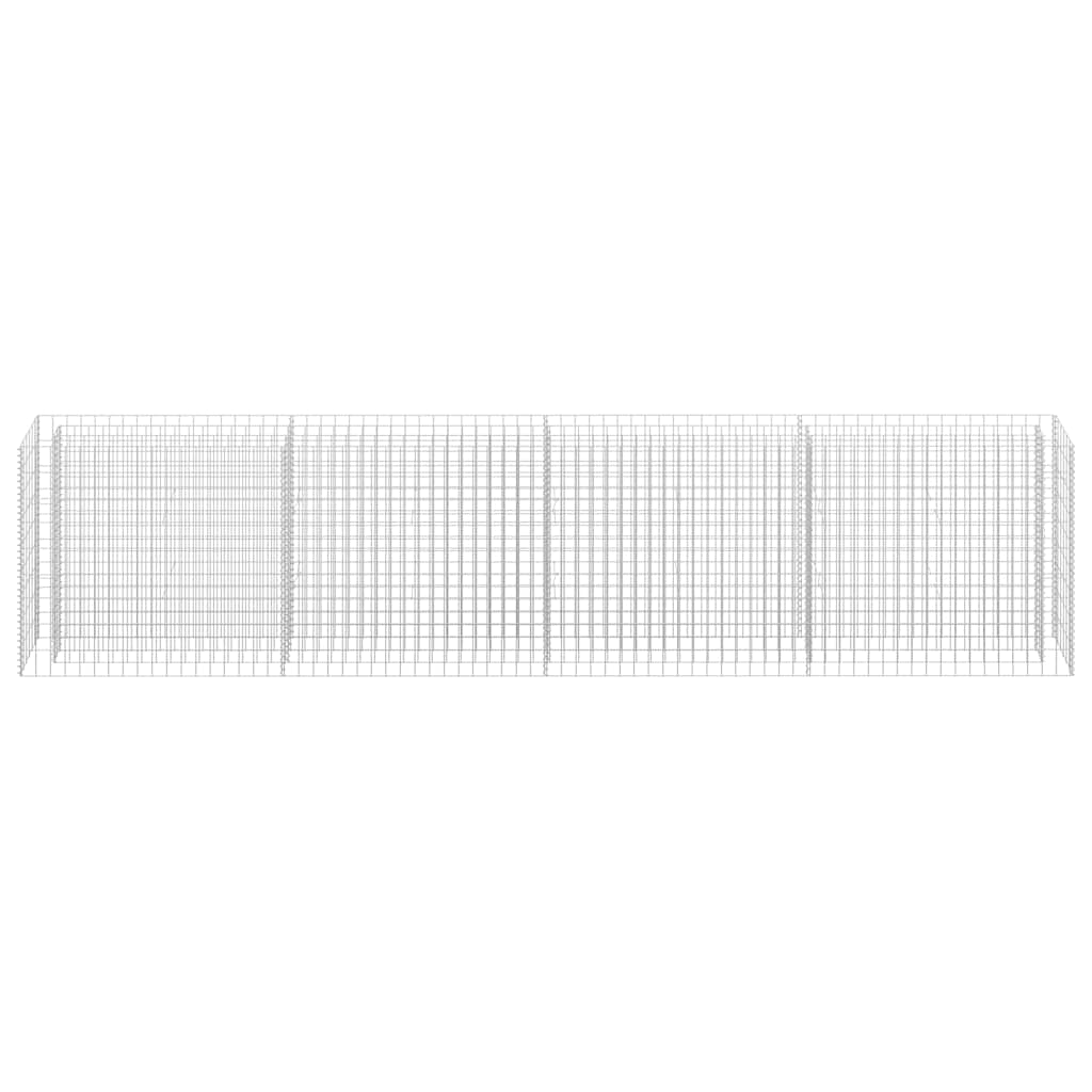Gabiono vazonas, 360x30x90cm, galvanizuotas plienas, aukštas Gabiono vazonas, 360x30x90cm, galvanizuotas plienas, aukštas - Image 4