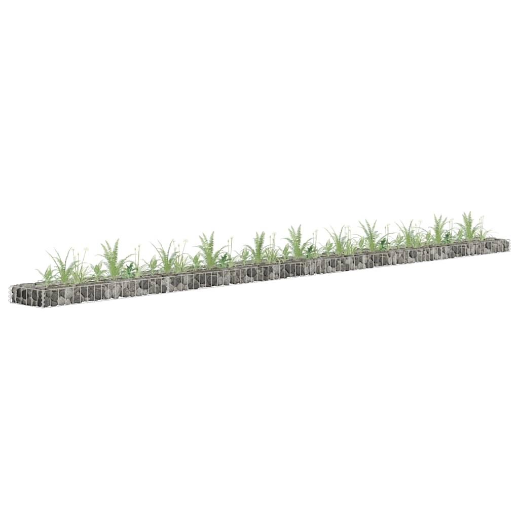 Gabiono lovelis, 450x30x10cm, galvanizuotas plienas, aukštas Gabiono lovelis, 450x30x10cm, galvanizuotas plienas, aukštas - Image 2