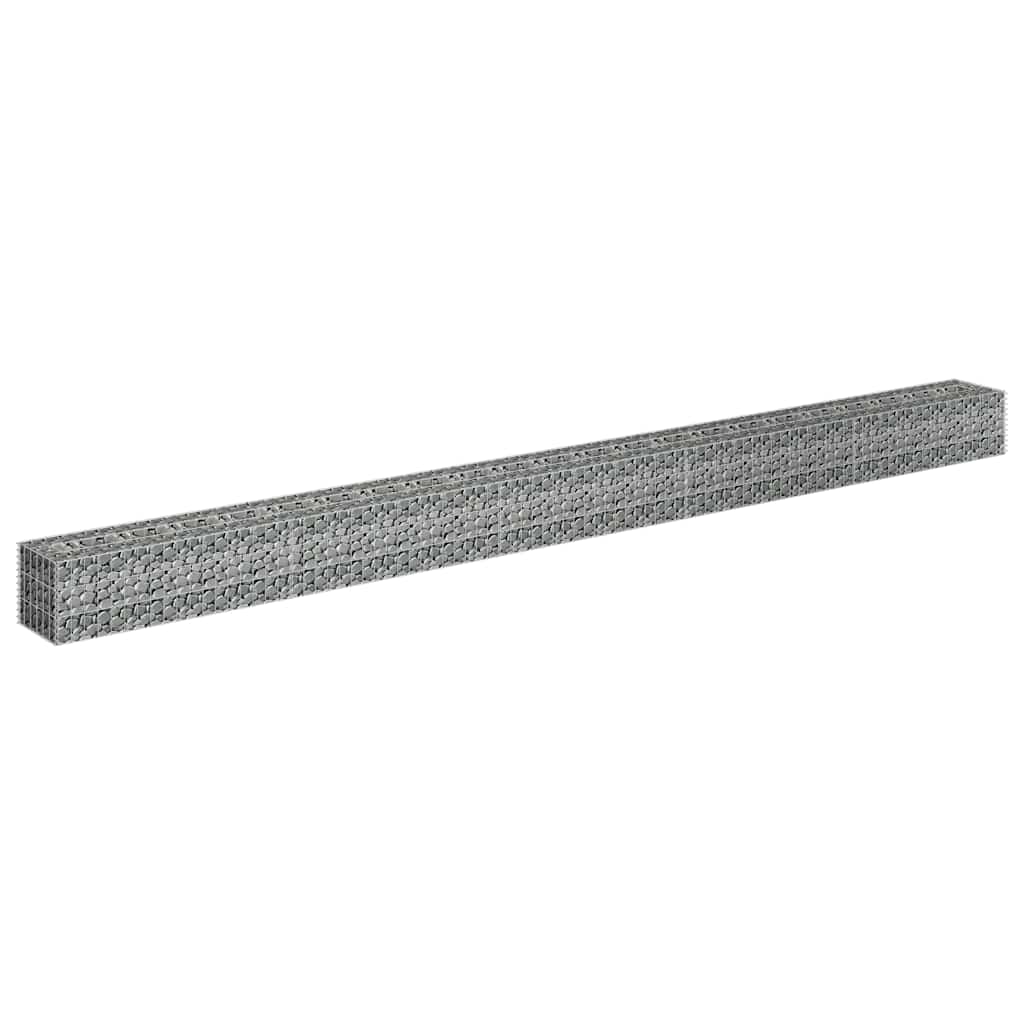 Gabiono vazonas, 450x30x30cm, galvanizuotas plienas, aukštas Gabiono vazonas, 450x30x30cm, galvanizuotas plienas, aukštas - Image 3