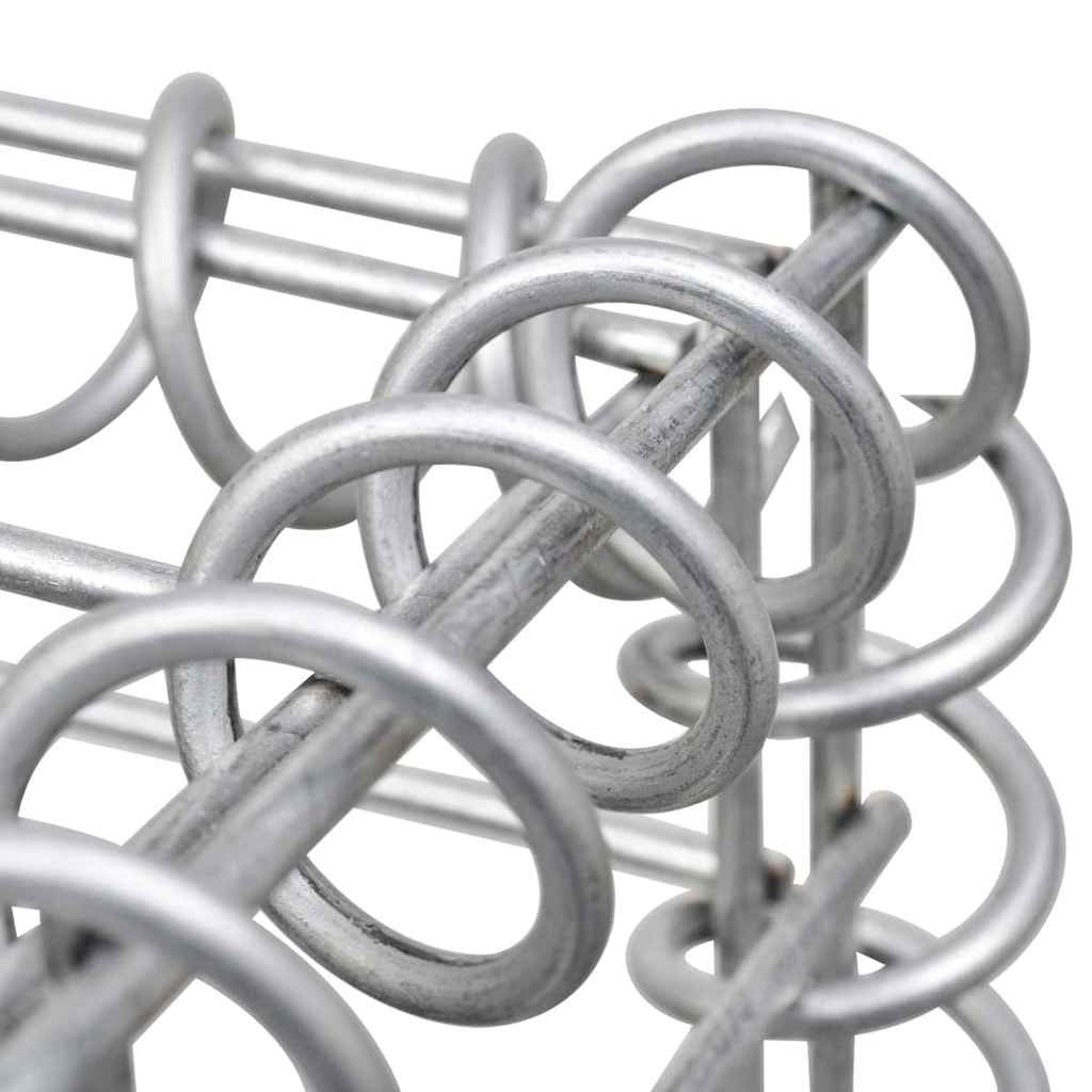 Gabiono vazonas, 450x30x30cm, galvanizuotas plienas, aukštas Gabiono vazonas, 450x30x30cm, galvanizuotas plienas, aukštas - Image 6