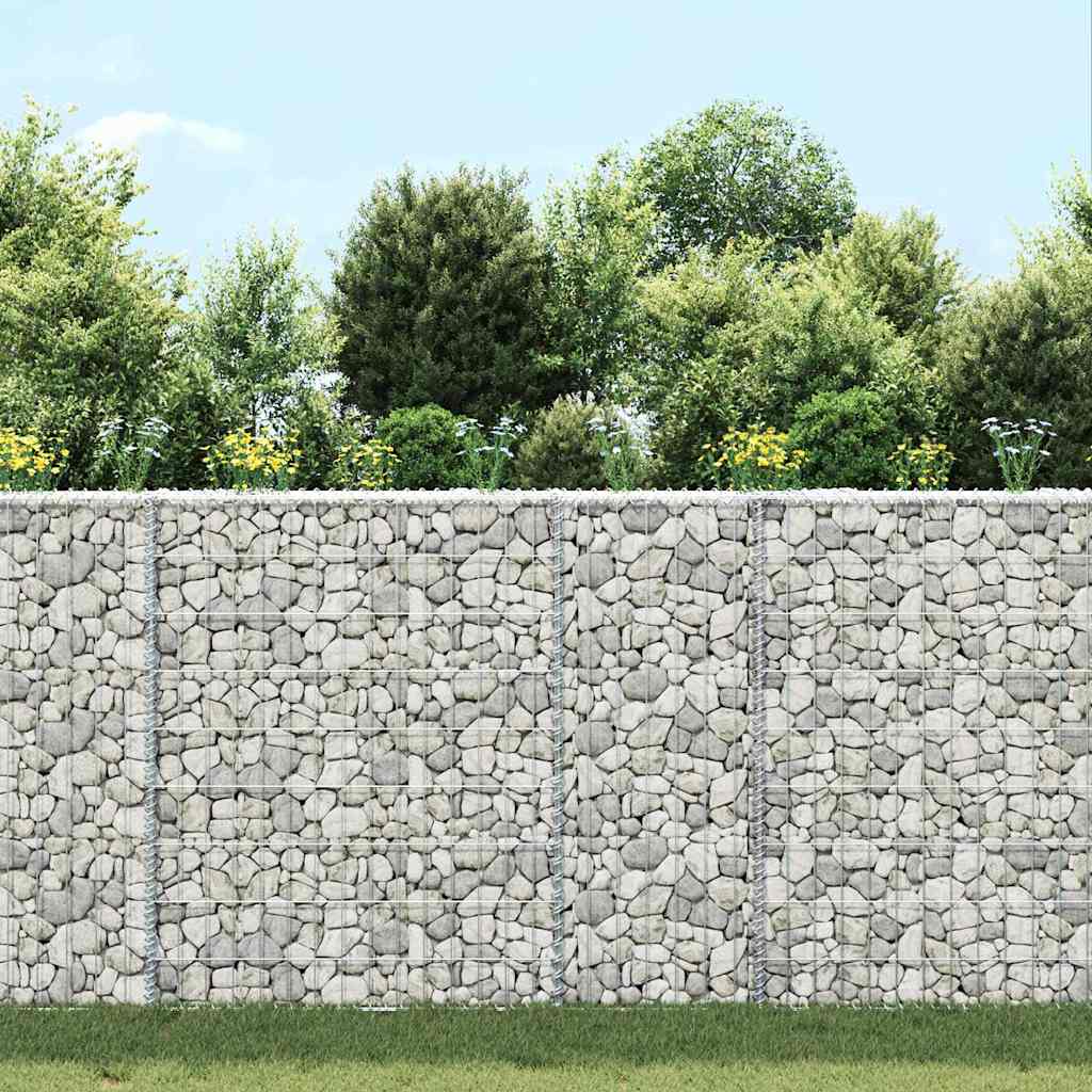 Gabiono vazonas, 80x20x100cm, galvanizuotas plienas, aukštas Gabiono vazonas, 80x20x100cm, galvanizuotas plienas, aukštas - Image 3