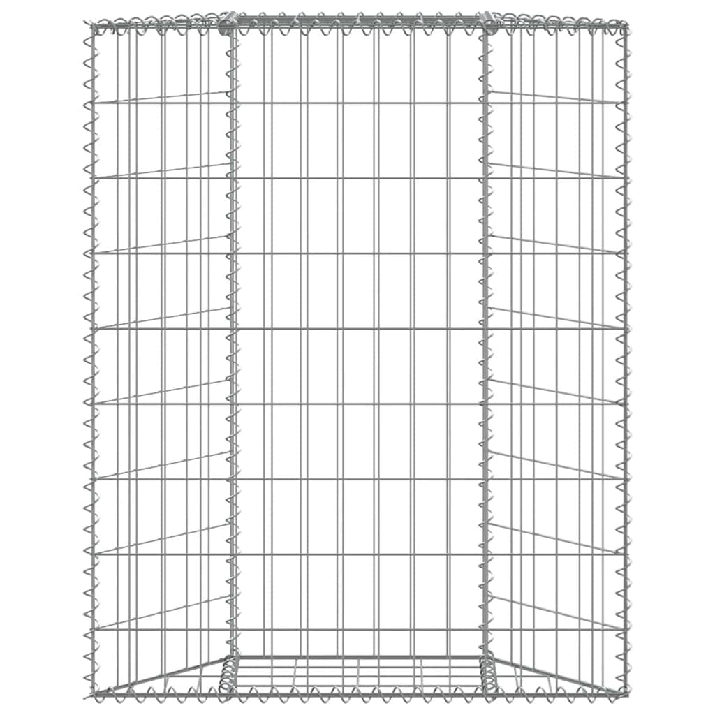 Gabiono vazonas, 80x20x100cm, galvanizuotas plienas, aukštas Gabiono vazonas, 80x20x100cm, galvanizuotas plienas, aukštas - Image 6
