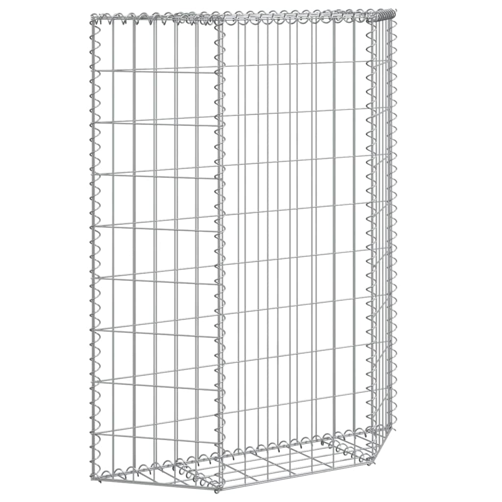Gabiono vazonas, 80x20x100cm, galvanizuotas plienas, aukštas Gabiono vazonas, 80x20x100cm, galvanizuotas plienas, aukštas - Image 8