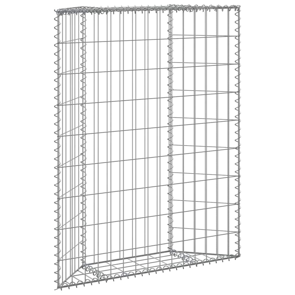 Gabiono vazonas, 80x20x100cm, galvanizuotas plienas, aukštas Gabiono vazonas, 80x20x100cm, galvanizuotas plienas, aukštas - Image 2