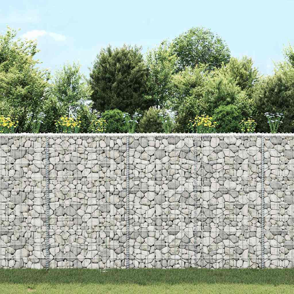 Gabiono vazonas, 100x20x100cm, galvanizuotas plienas, aukštas Gabiono vazonas, 100x20x100cm, galvanizuotas plienas, aukštas - Image 3