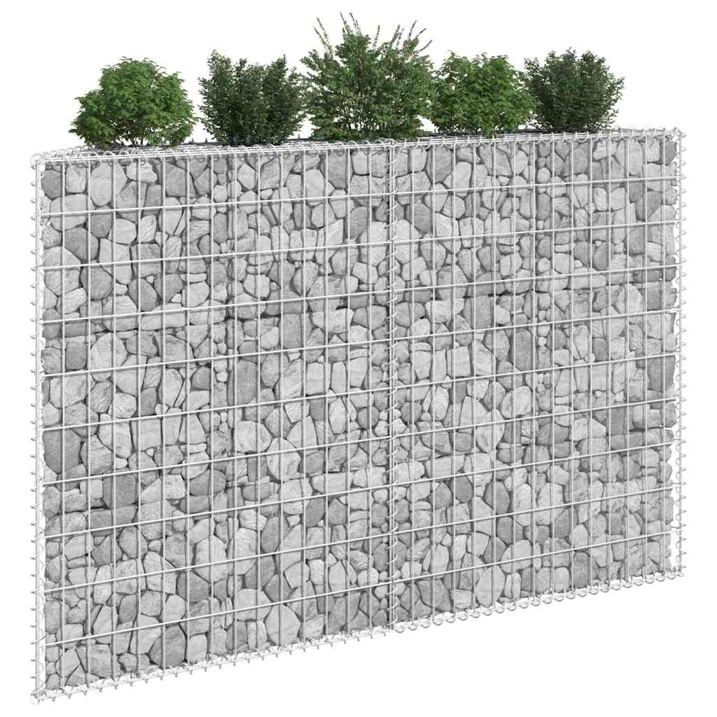 Gabiono vazonas, 150x20x100cm, galvanizuotas plienas, aukštas Gabiono vazonas, 150x20x100cm, galvanizuotas plienas, aukštas - Image 5