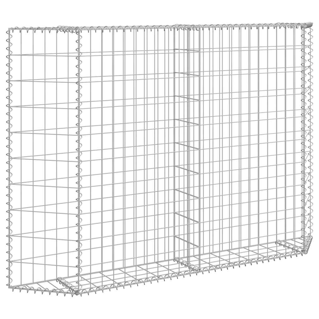 Gabiono vazonas, 150x20x100cm, galvanizuotas plienas, aukštas Gabiono vazonas, 150x20x100cm, galvanizuotas plienas, aukštas - Image 8