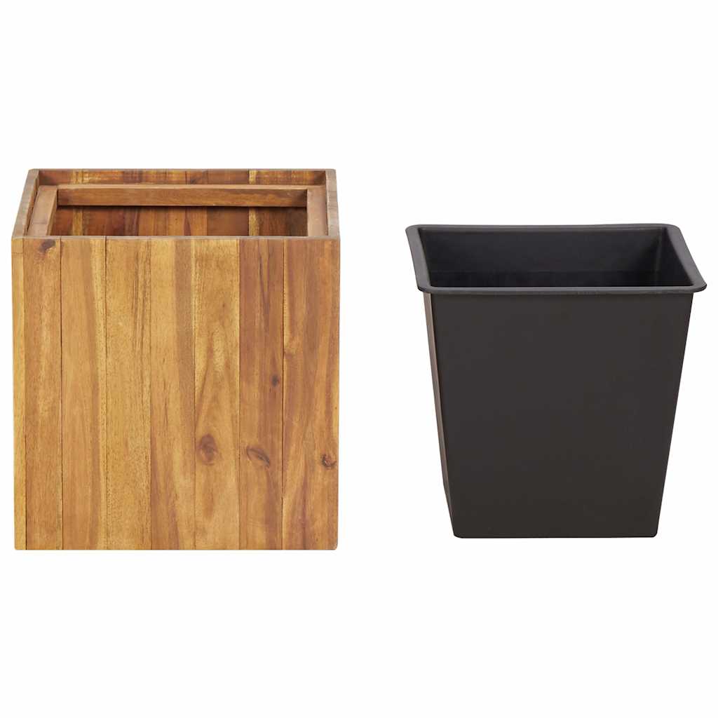 Vazonas augalams, 33,5×33,5×33,5cm, akacijos masyvas, aukštas Vazonas augalams, 33,5x33,5x33,5cm, akacijos masyvas, aukštas - Image 3