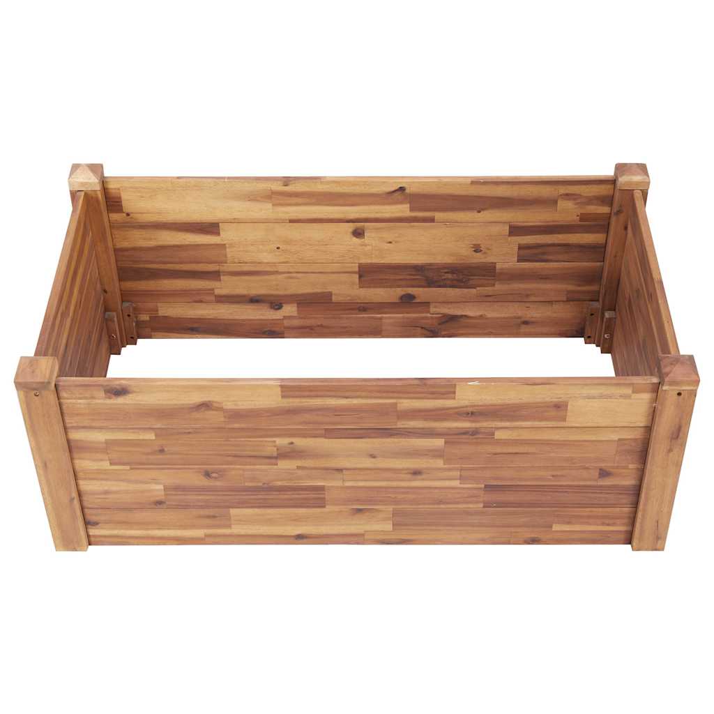 Sodo lovelis, 110x60x44cm, akacijos masyvas, aukštas Sodo lovelis, 110x60x44cm, akacijos masyvas, aukštas - Image 4
