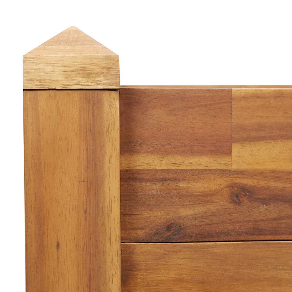 Sodo lovelis, 110x60x44cm, akacijos masyvas, aukštas Sodo lovelis, 110x60x44cm, akacijos masyvas, aukštas - Image 5
