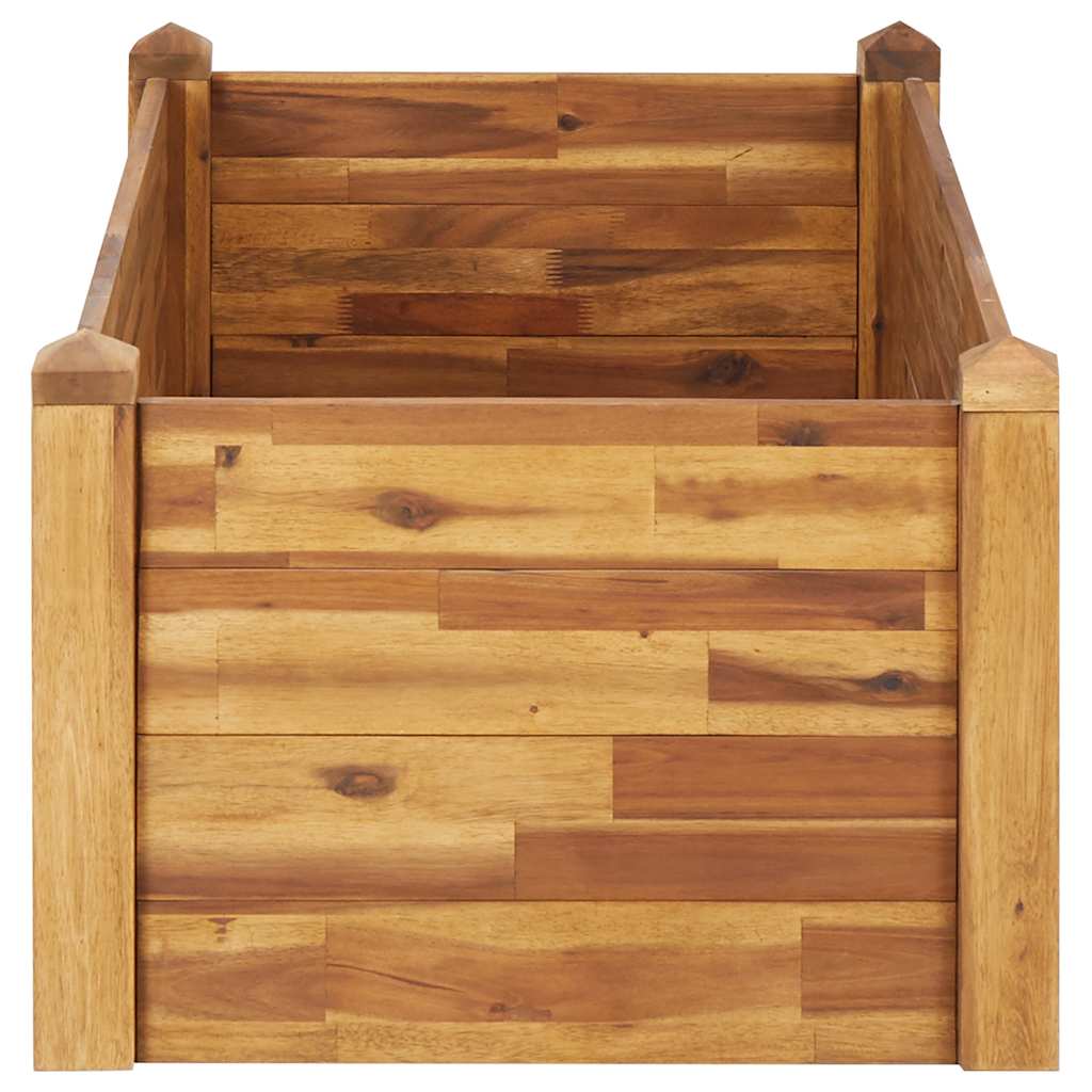 Sodo lovelis, 110x60x44cm, akacijos masyvas, aukštas Sodo lovelis, 110x60x44cm, akacijos masyvas, aukštas - Image 6