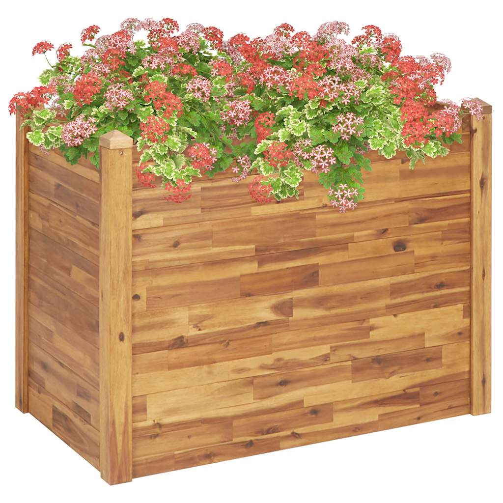 Sodo lovelis, 110x60x84cm, akacijos masyvas, aukštas Sodo lovelis, 110x60x84cm, akacijos masyvas, aukštas - Image 2