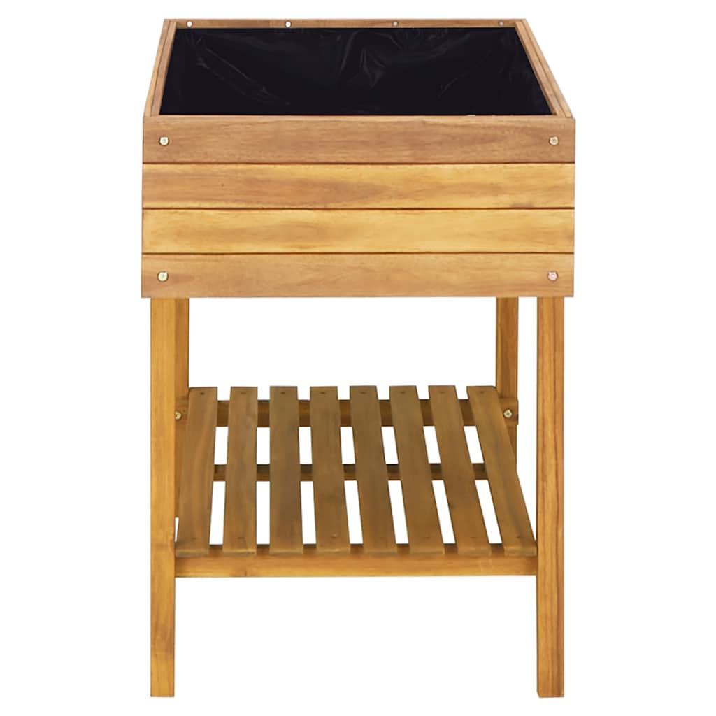 Aukštas sodo lovelis, 78,5×58,5×78,5cm, akacijos masyvas Aukštas sodo lovelis, 78,5x58,5x78,5cm, akacijos masyvas - Image 4