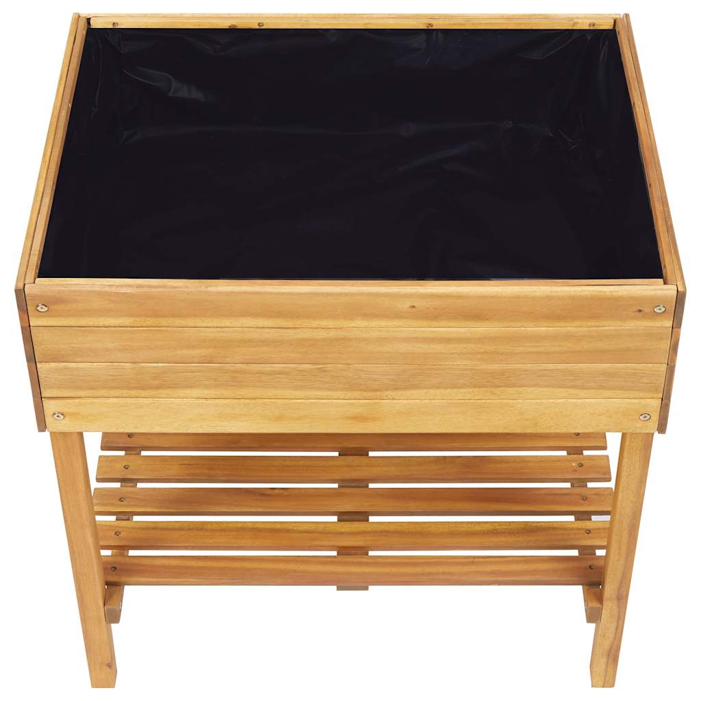Aukštas sodo lovelis, 78,5×58,5×78,5cm, akacijos masyvas Aukštas sodo lovelis, 78,5x58,5x78,5cm, akacijos masyvas - Image 5