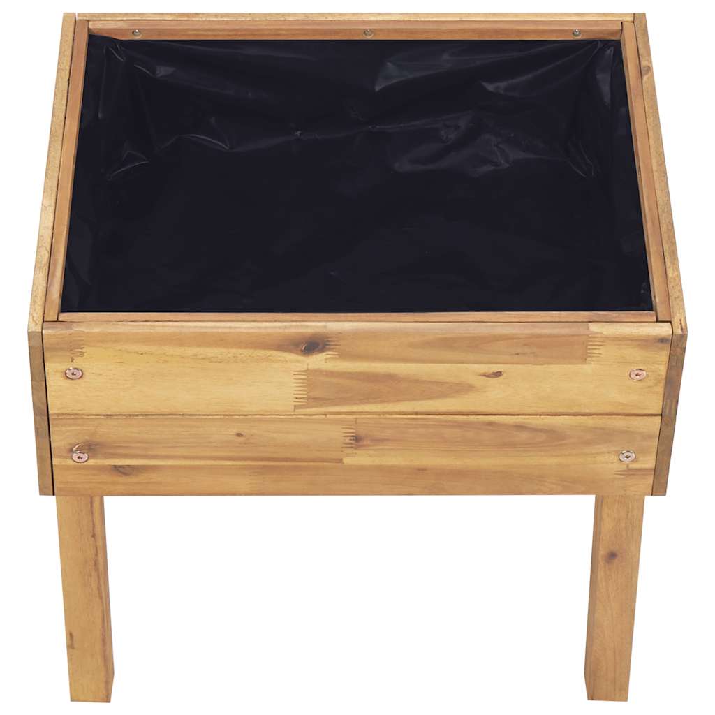 Aukštas sodo lovelis, 50x40x45cm, akacijos medienos masyvas Aukštas sodo lovelis, 50x40x45cm, akacijos medienos masyvas - Image 5
