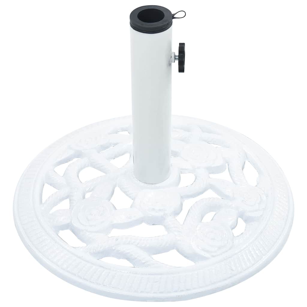 Lauko skėčio pagrindas, baltos spalvos, 9kg, 40cm, ketus Lauko skėčio pagrindas, baltos spalvos, 9kg, 40cm, ketus - Image 5