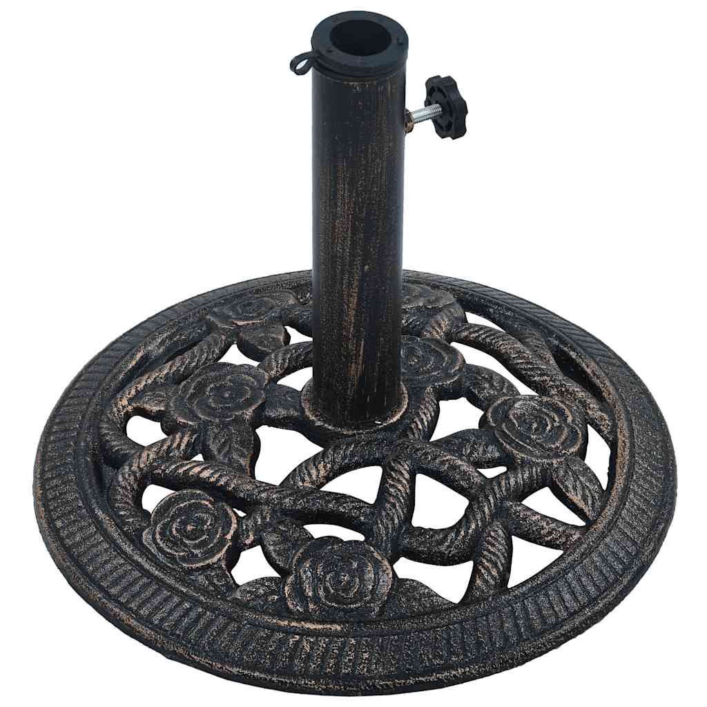 Lauko skėčio pagrindas, juoda ir bronza, 9kg, 40cm, ketus Lauko skėčio pagrindas, juoda ir bronza, 9kg, 40cm, ketus - Image 4