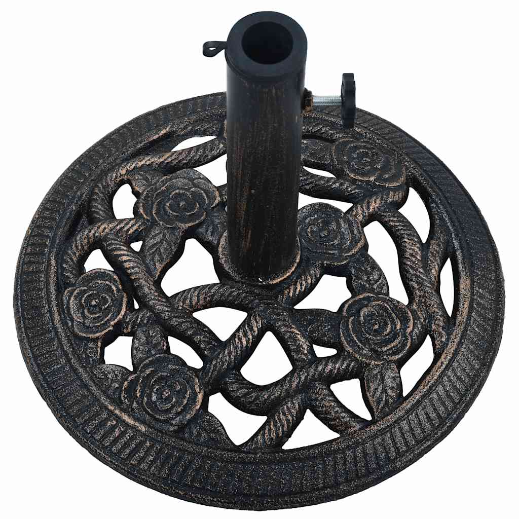 Lauko skėčio pagrindas, juoda ir bronza, 9kg, 40cm, ketus Lauko skėčio pagrindas, juoda ir bronza, 9kg, 40cm, ketus - Image 6