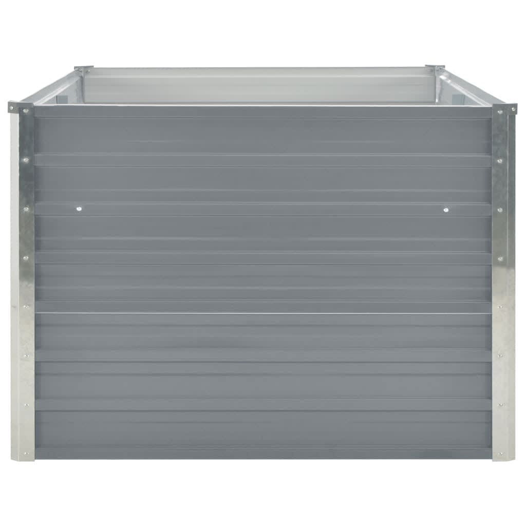 Aukštas sodo lovelis, pilkos spalvos, 160x80x45cm, plienas Aukštas sodo lovelis, pilkos spalvos, 160x80x45cm, plienas - Image 4