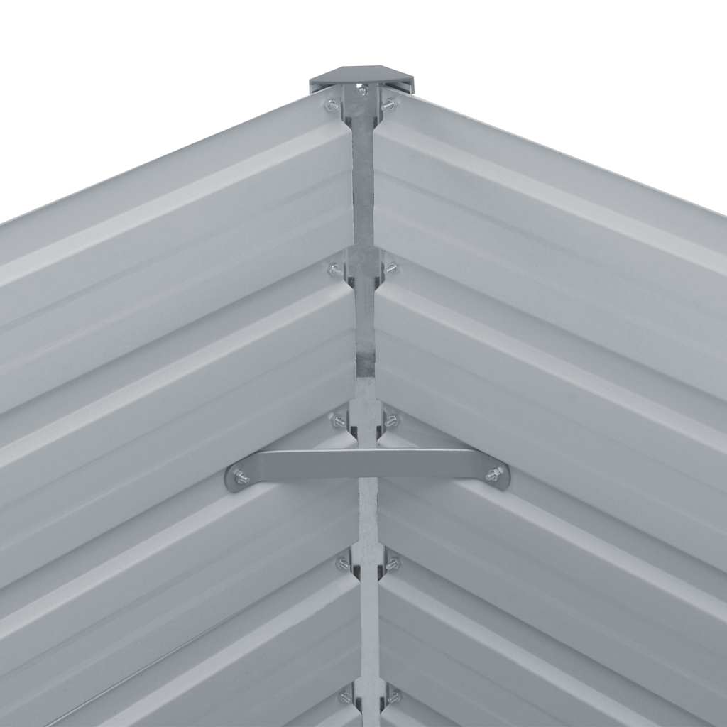 Aukštas sodo lovelis, antracito spalvos, 160x80x45cm, plienas Aukštas sodo lovelis, antracito spalvos, 160x80x45cm, plienas - Image 6