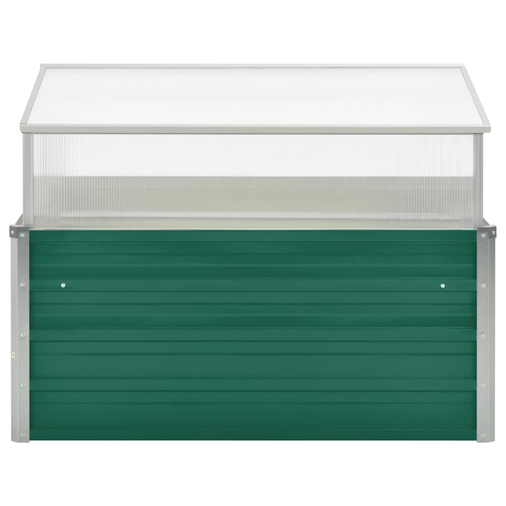 Šiltnamis, žalios spalvos, 100x100x77cm, galvanizuotas plienas Šiltnamis, žalios spalvos, 100x100x77cm, galvanizuotas plienas - Image 4