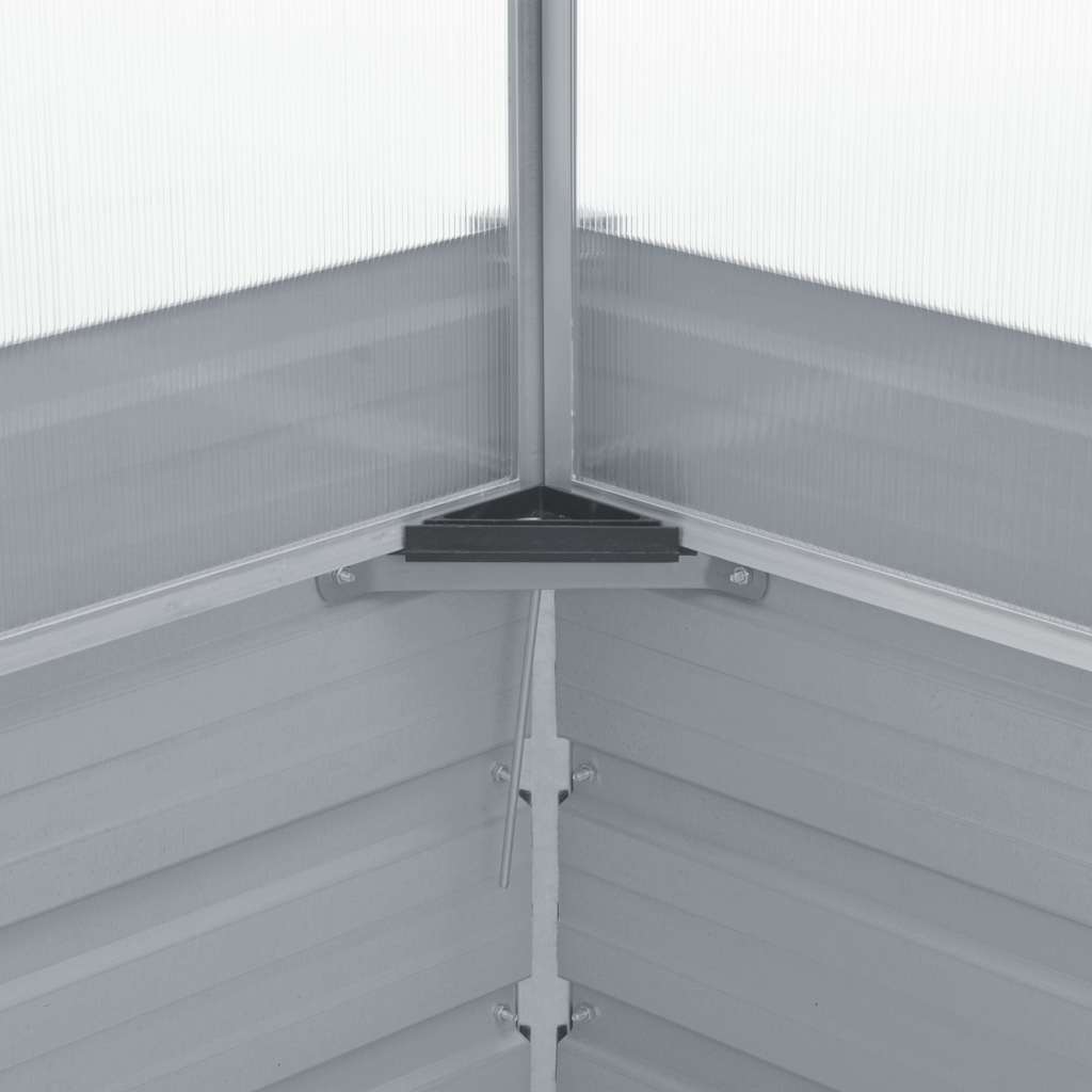 Šiltnamis, žalios spalvos, 100x100x77cm, galvanizuotas plienas Šiltnamis, žalios spalvos, 100x100x77cm, galvanizuotas plienas - Image 6