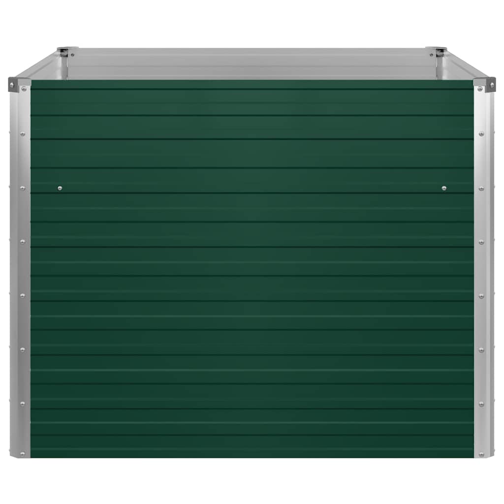 Aukštas sodo lovelis, žalias, 100x100x77cm, plienas Aukštas sodo lovelis, žalias, 100x100x77cm, plienas - Image 7
