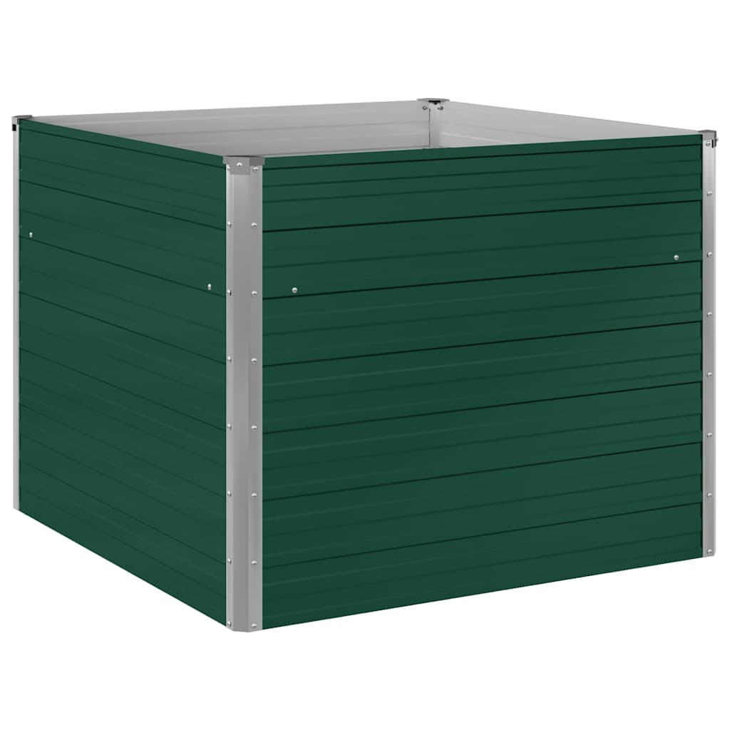 Aukštas sodo lovelis, žalias, 100x100x77cm, plienas Aukštas sodo lovelis, žalias, 100x100x77cm, plienas - Image 8