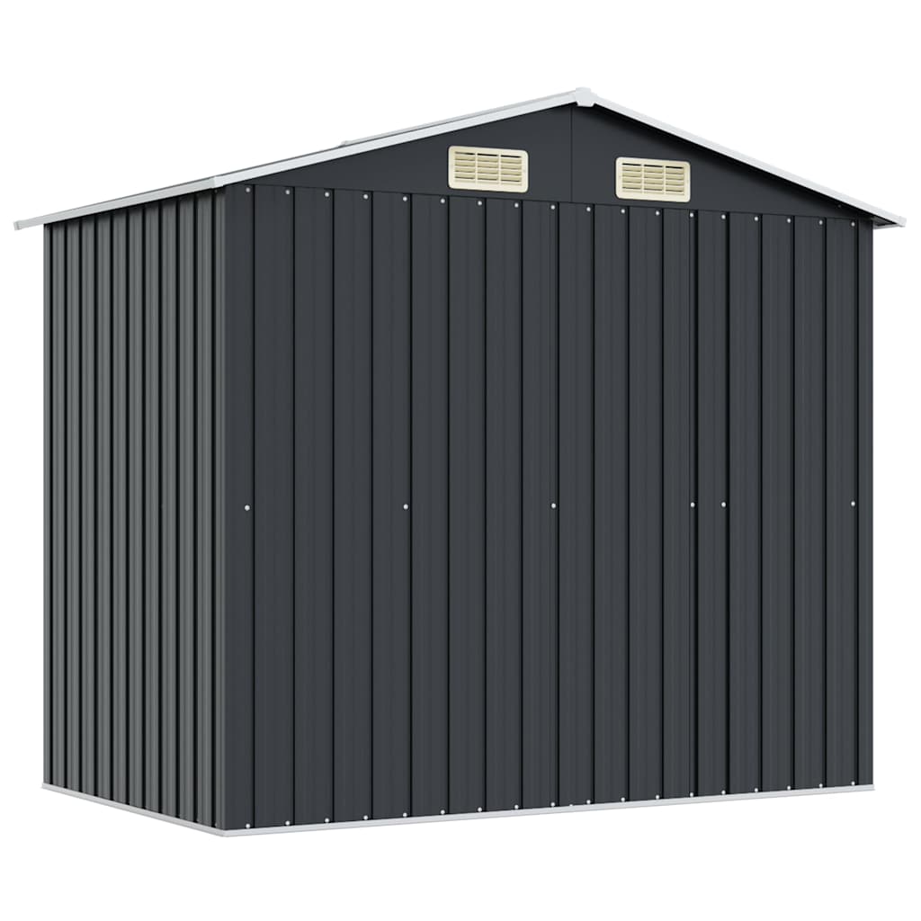 Sodo sandėliukas, antracito spalvos, 204x132x186cm, plienas Sodo sandėliukas, antracito spalvos, 204x132x186cm, plienas - Image 7