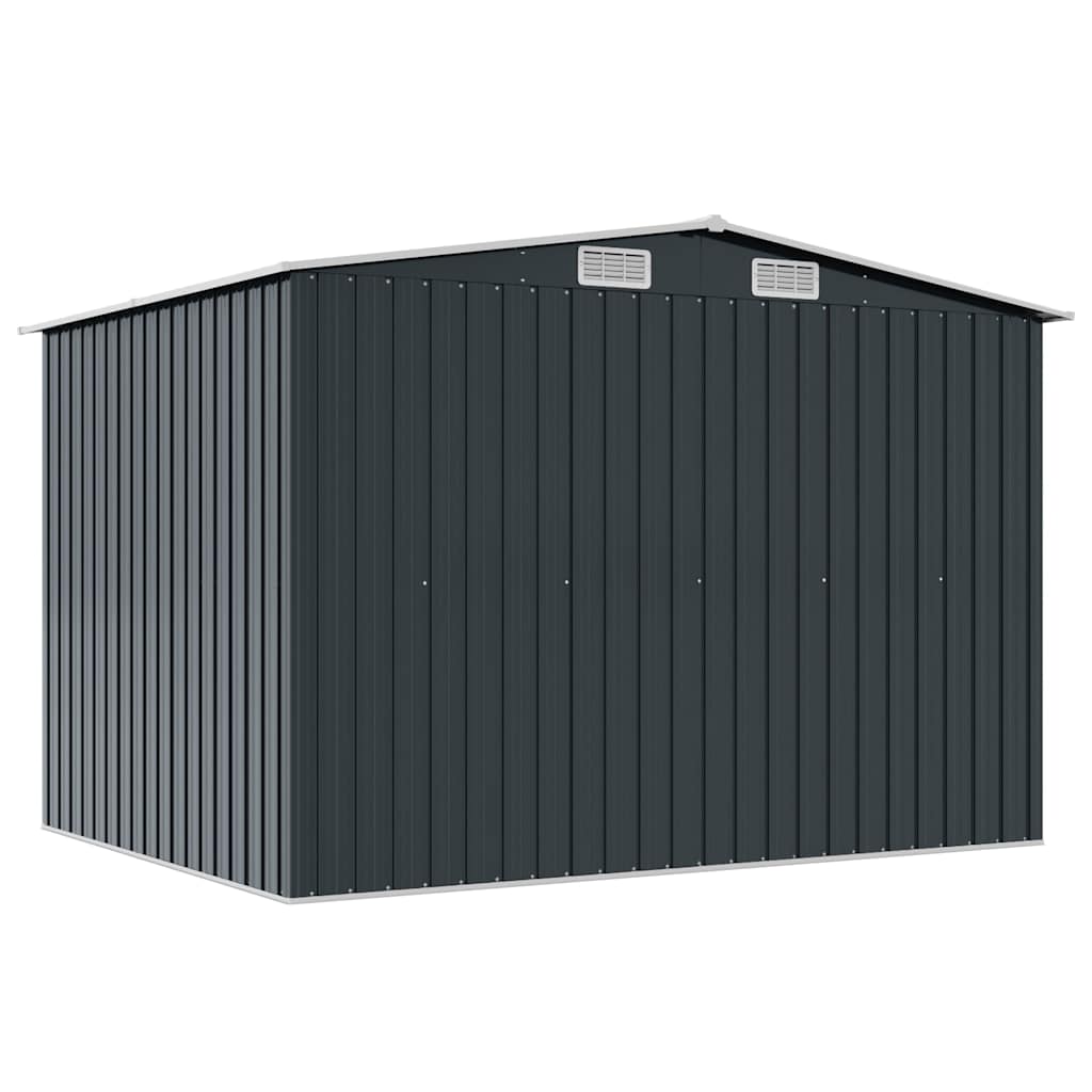 Sodo sandėliukas, antracito spalvos, 257x205x178cm, plienas Sodo sandėliukas, antracito spalvos, 257x205x178cm, plienas - Image 7