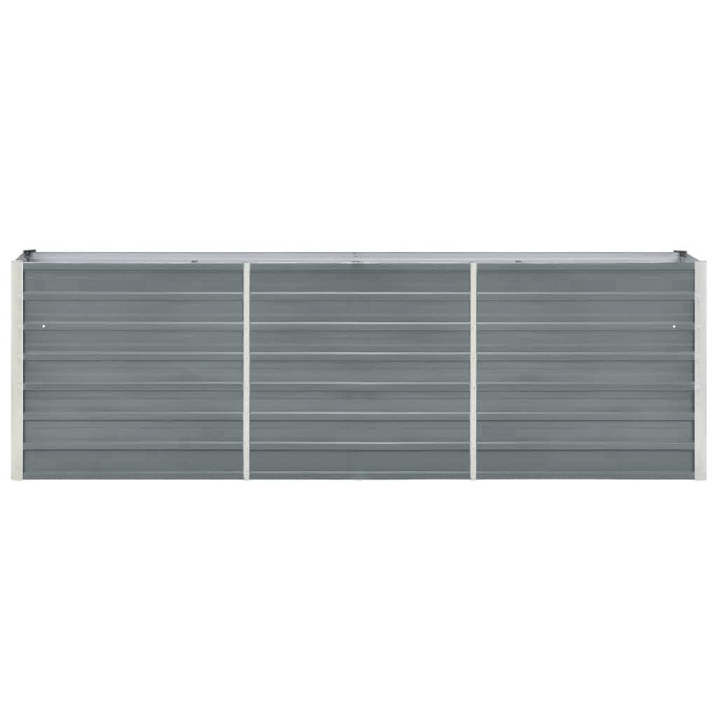 Lovelis, pilkas, 240x40x77cm, galvanizuotas plienas, aukštas Lovelis, pilkas, 240x40x77cm, galvanizuotas plienas, aukštas - Image 4