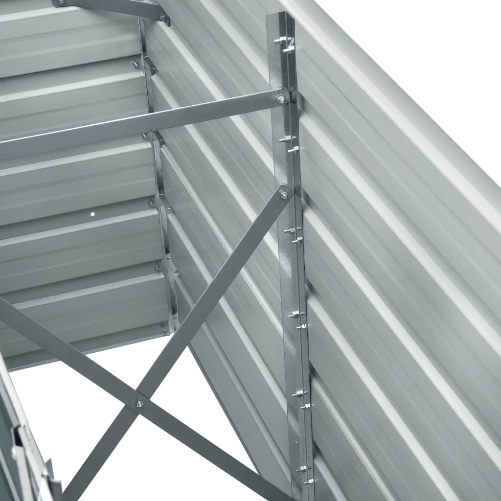 Lovelis, žalias, 240x40x77cm, galvanizuotas plienas, aukštas Lovelis, žalias, 240x40x77cm, galvanizuotas plienas, aukštas - Image 7