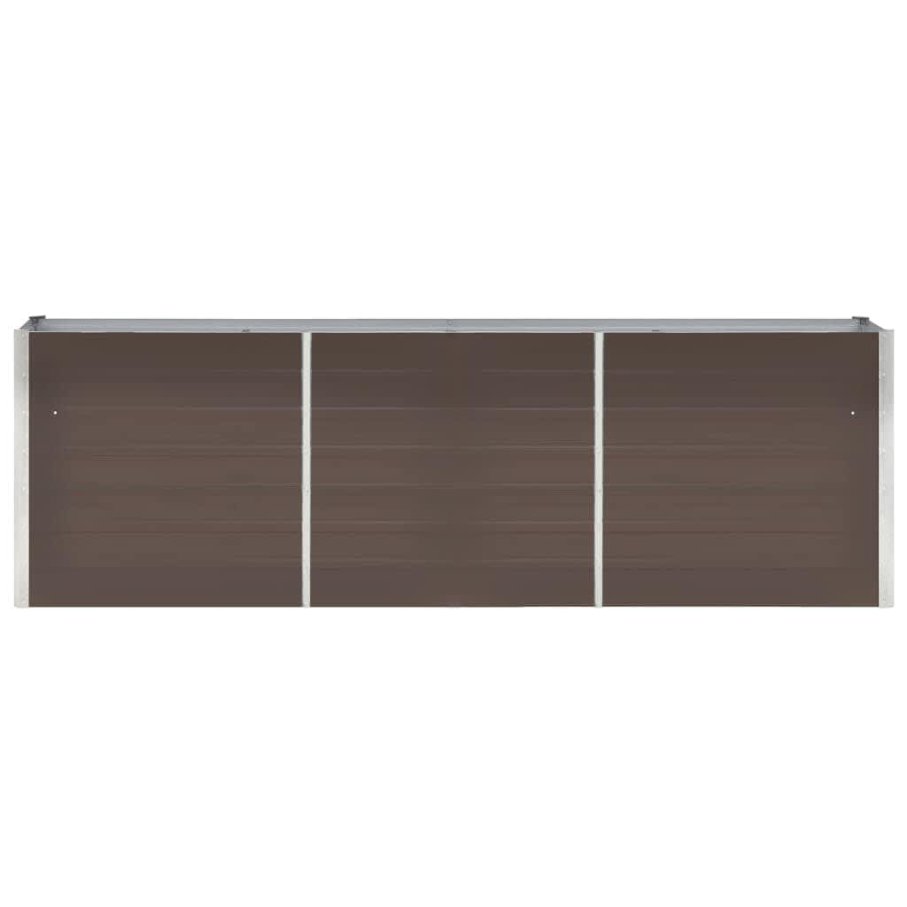 Lovelis, rudas, 240x40x77cm, galvanizuotas plienas, aukštas Lovelis, rudas, 240x40x77cm, galvanizuotas plienas, aukštas - Image 4