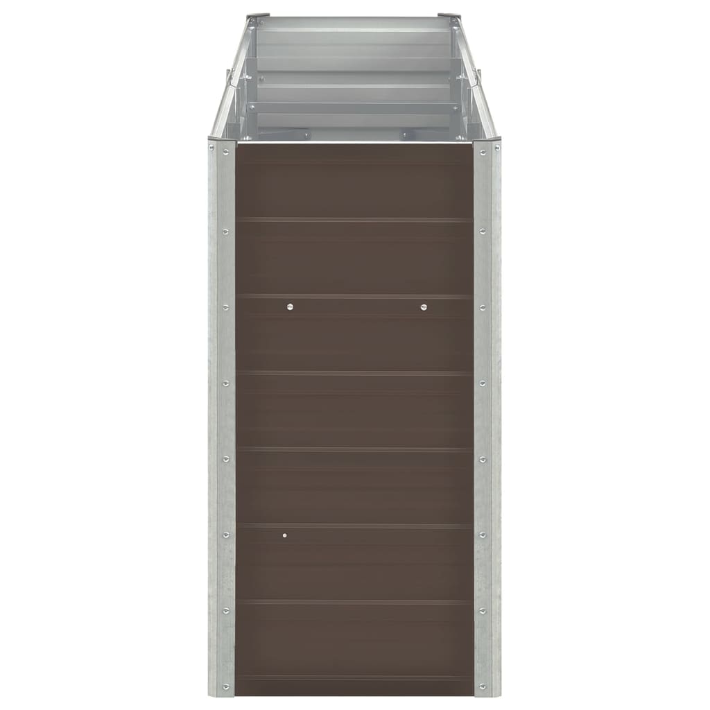 Lovelis, rudas, 240x40x77cm, galvanizuotas plienas, aukštas Lovelis, rudas, 240x40x77cm, galvanizuotas plienas, aukštas - Image 5