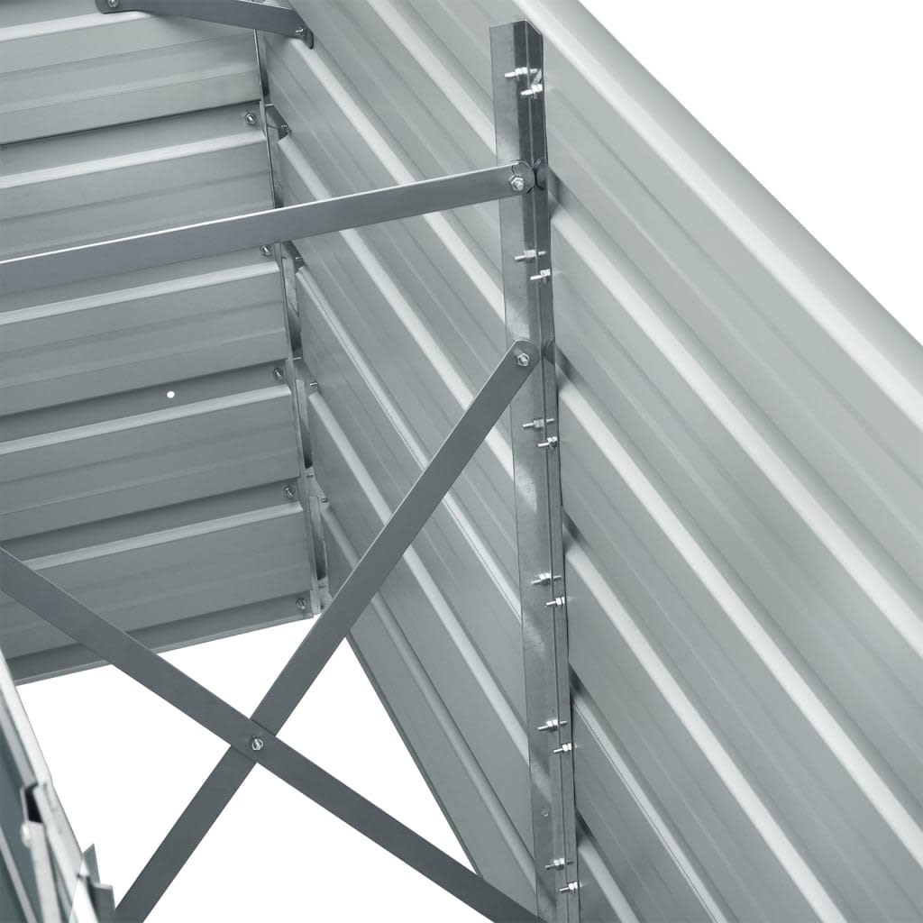 Lovelis, rudas, 240x40x77cm, galvanizuotas plienas, aukštas Lovelis, rudas, 240x40x77cm, galvanizuotas plienas, aukštas - Image 6