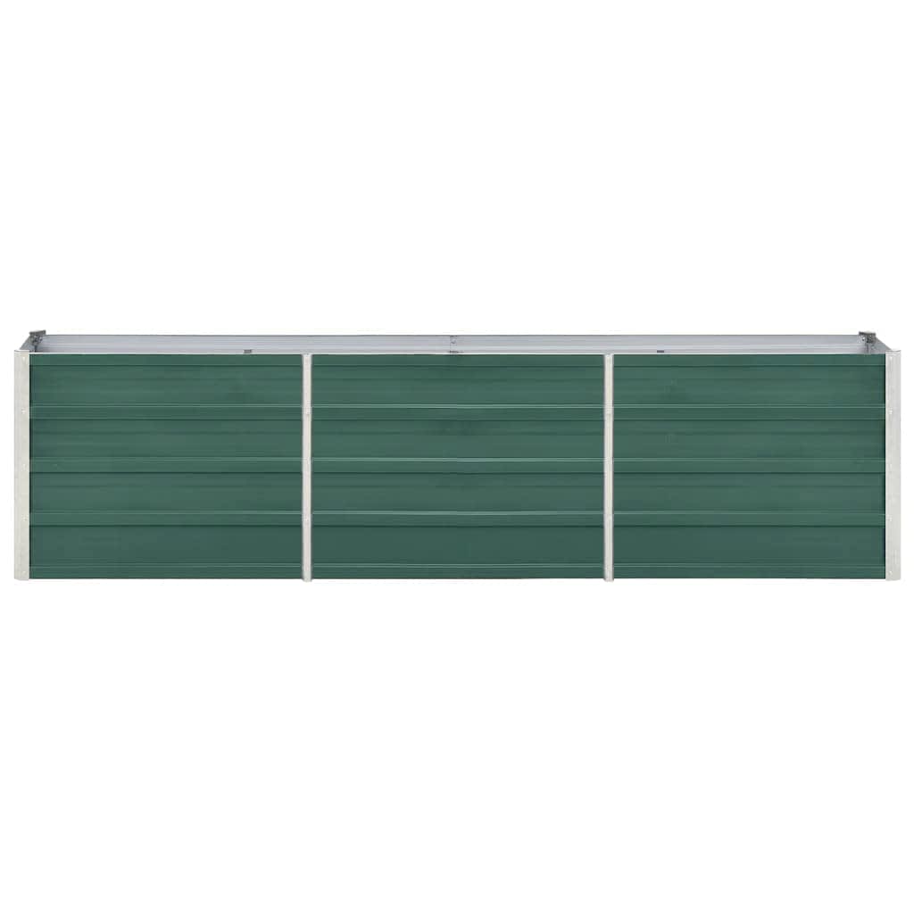 Lovelis, žalias, 240x40x45cm, galvanizuotas plienas, aukštas Lovelis, žalias, 240x40x45cm, galvanizuotas plienas, aukštas - Image 4