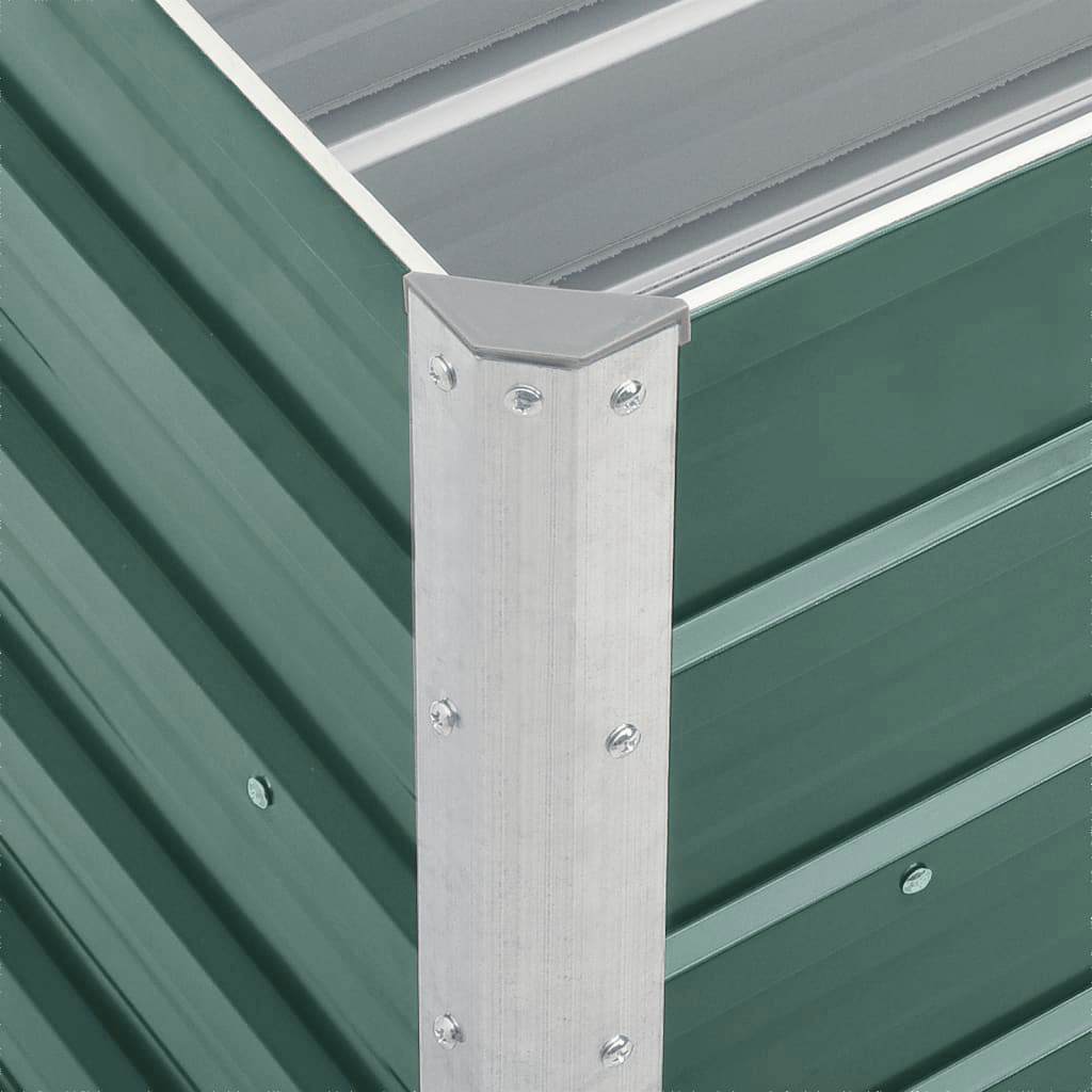 Lovelis, žalias, 240x40x45cm, galvanizuotas plienas, aukštas Lovelis, žalias, 240x40x45cm, galvanizuotas plienas, aukštas - Image 6